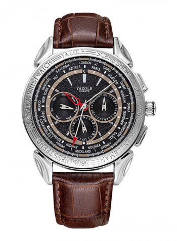 Men's Chronograph Quartz Round Watch 2078