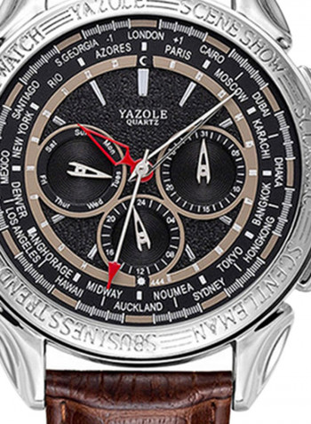 Men's Chronograph Quartz Round Watch 2078