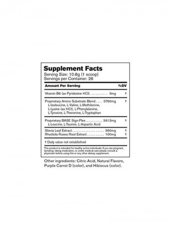 Base Amino Performance And Recovery Dietary Supplement - Strawberry