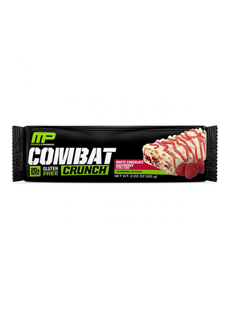 Combat Crunch Bar - White Chocolate Raspberry