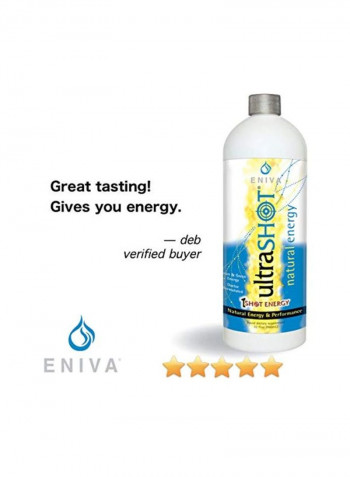 Ultrashot Natural Energy Liquid Dietary Supplement