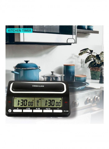 Digital Chess Count Up Down Timer 19.5 x 12.5 x 4.5cm