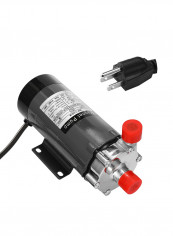 Stainless Steel Magnetic Pump Black/Silver/Red 26centimeter