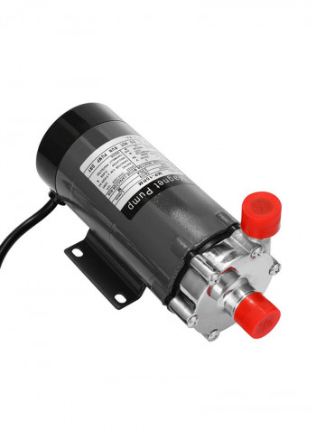 Stainless Steel Magnetic Pump Black/Silver/Red 26centimeter