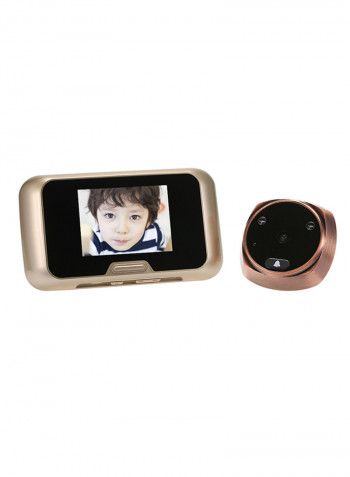 Wireless Smart Remote Control Electronic  Keyless Entry Door Lock Black/Gold 1.245kg