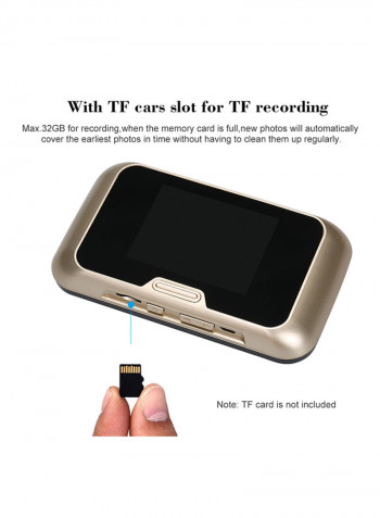 Wireless Smart Remote Control Electronic  Keyless Entry Door Lock Black/Gold 1.245kg