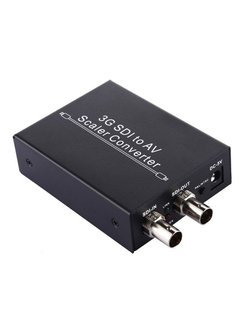 3G SDI To AV Scaler Converter Black