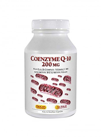 Coenzyme Q-10 Dietary Supplement 200mg - 60 Capsules