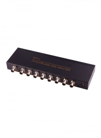 SD-SDI/HD-SDI/3G-SDI Video Splitter Black