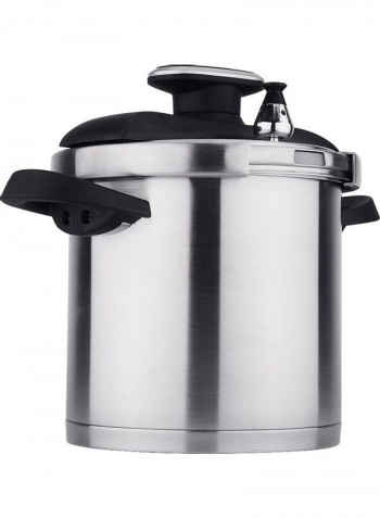 Stainless Steel Pressure Cooker Silver 30x29x30cm