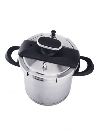 Stainless Steel Pressure Cooker Silver 30x29x30cm