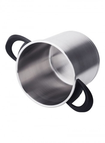 Stainless Steel Pressure Cooker Silver 30x29x30cm