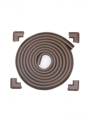 6-Piece Edge Guard With Pre-Taped Corner Protector And Furniture Corner Safety Bumper Set