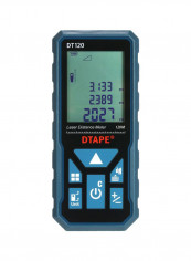 DT120 Laser Distance Meter Dark Blue/Black 115x50x29millimeter
