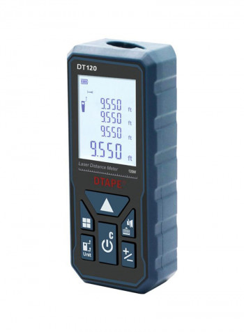 DT120 Laser Distance Meter Dark Blue/Black 115x50x29millimeter