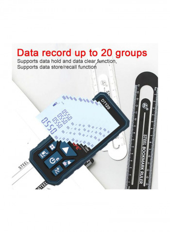 DT120 Laser Distance Meter Dark Blue/Black 115x50x29millimeter