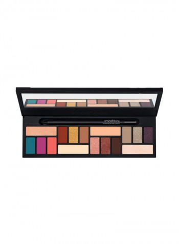 L.A. Cover Shot Eyeshadow Palette With Always-On Eye Liner Set Multicolour