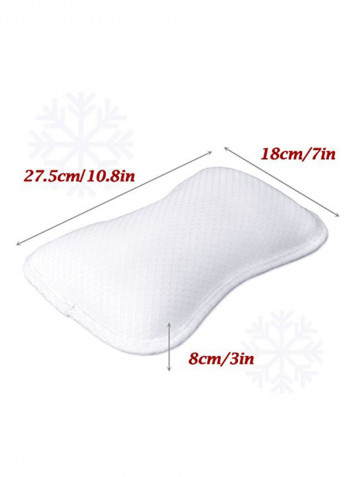 Non-Slip Bathtub Pillows With Suction Cups 3.15x7.09x10.8inch