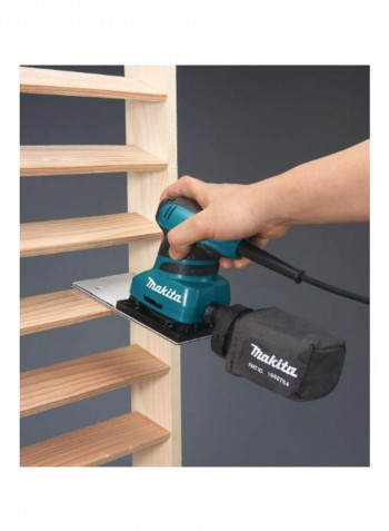 Finishing Orbital Sander Grey/Blue/Black 100x164millimeter