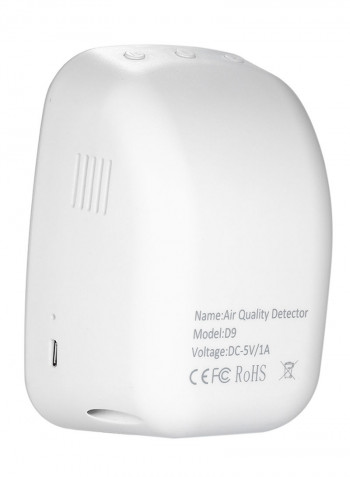 TVOC Tester Air Quality Detector White 3.5inch