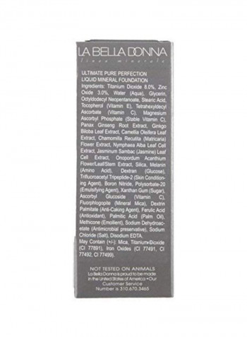 Ultimate Pure Perfection Liquid Mineral Foundation SPF 15 Amber