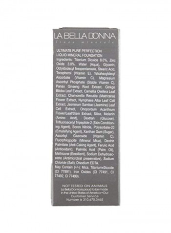 Ultimate Pure Perfection Liquid Mineral Foundation SPF 15 Nicoletta