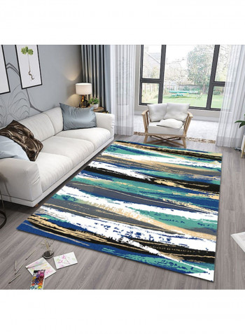 Abstract Themed Anti-Skid Rug Multicolour 120x160cm