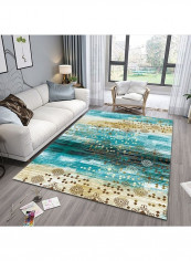 Non-Skid Durable Rectangular Carpet Multicolour 120x160cm