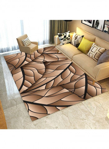 Rug 3D Print Wear-Resistant Beautiful Rug Multicolour 120 x 160cm