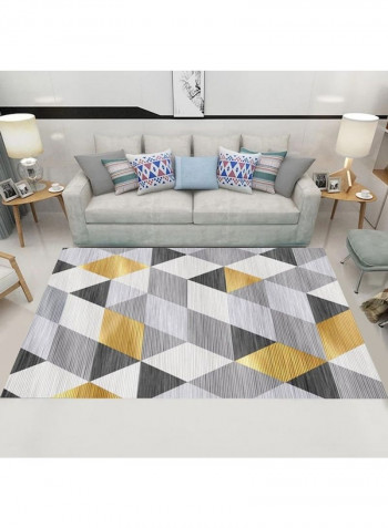 Modern Geometric Patten Rug Multicolour 120 x 160cm