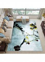 Rug Classical Contracted Pattern Non-skid Carpet Multicolour 120 x 160cm