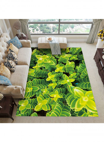 Anti-Slip Floor Rug Green 120x160cm