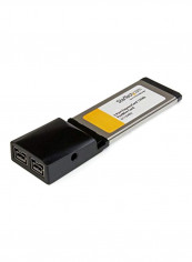 2 Port Express Card Fire Wire Adapter Card Black/Grey