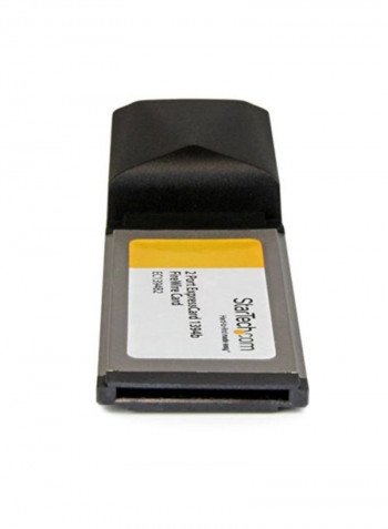 2-Port Laptop Adapter Card Black