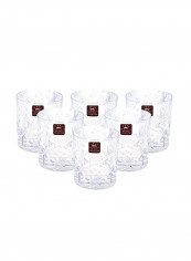 6-Piece York Of Tumbler Set Clear 26X18X11centimeter