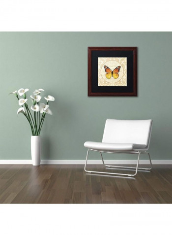 End Of Summer IV Wooden Framed Wall Art Multicolour 11 x 11inch