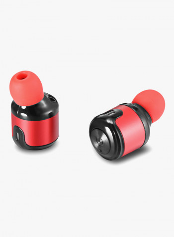 T8 Bluetooth In-Ear Earphones With Charging Base Rose Red