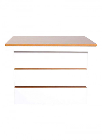 Zelda Coffee Table Brown/White