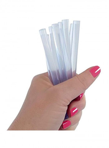 100-Piece Mini Glue Stick Clear