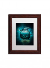 Two Lost Souls Canvas Wall Art Blue 11 x 14inch
