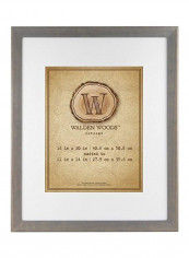 Wooden Picture Frame Grey/White 18.4x22.4x0.9inch