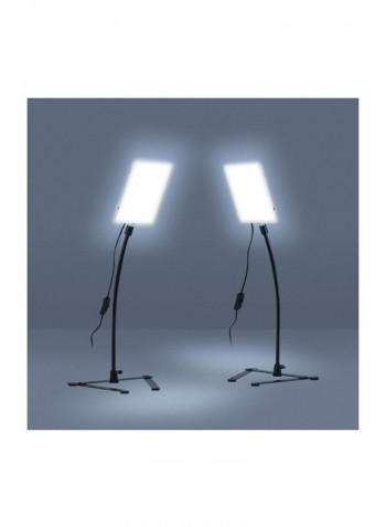 LED Video Light Kit Black