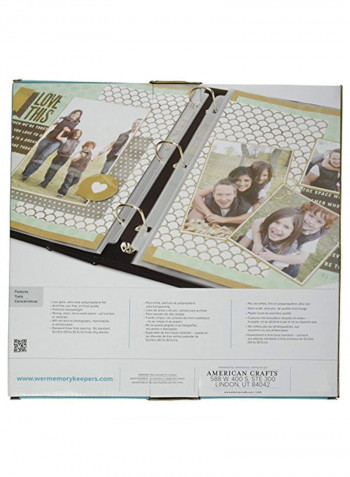 50-Piece Ring Page Protector Set Clear