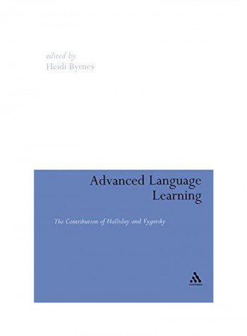 Advanced Language Learning - The Contribution Of Halliday An Paperback