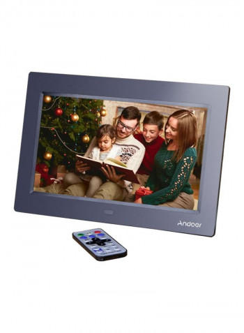Pack Of 3 LCD Digital Photo Frame With Remote And US Plug 27.5x2.5x18.5cm Grey