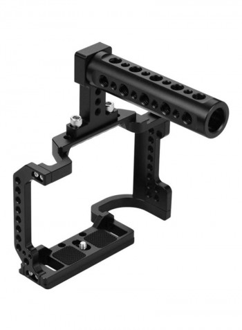 Camera Cage With Top Handle Black