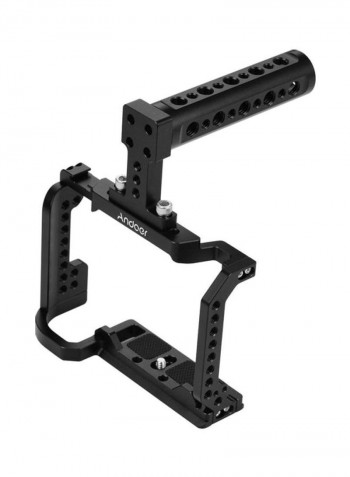 Camera Cage With Top Handle Black