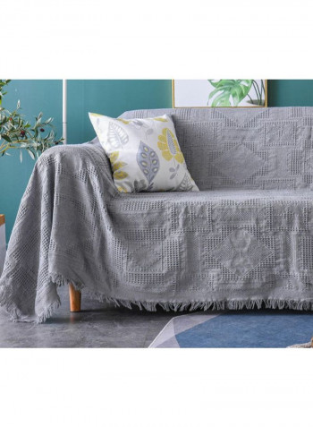 European Style Dust-Proof Sofa Slipcover Grey 180-340centimeter