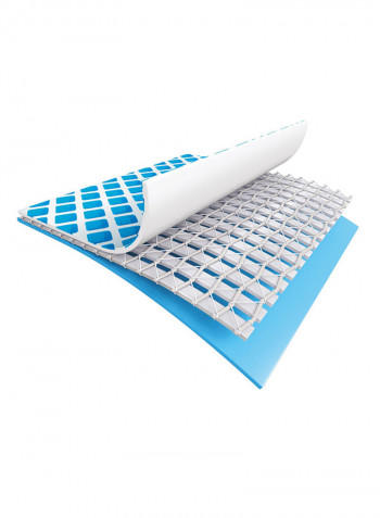 Rectangular Metal Frame Inflatable Swimming Pool 2.60x1.60x 0.65meter