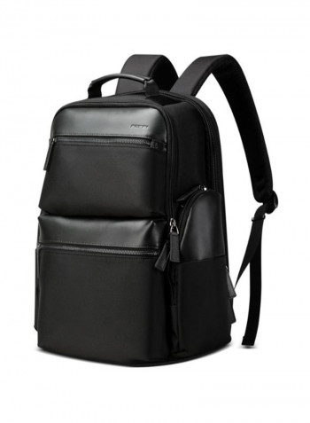 Three-Layer Waterproof Laptop Bag 35 x 22.5 x 44centimeter Black